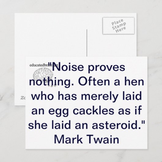 Geräusch Postkarte (Vorne/Hinten)