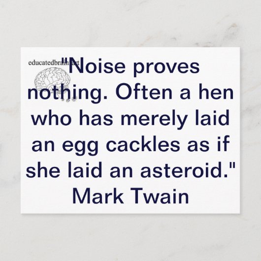 Geräusch Postkarte (Vorderseite)