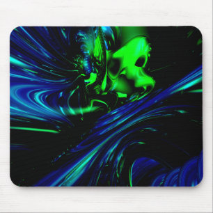 Geräusche in 3D abstrakt Mousepad