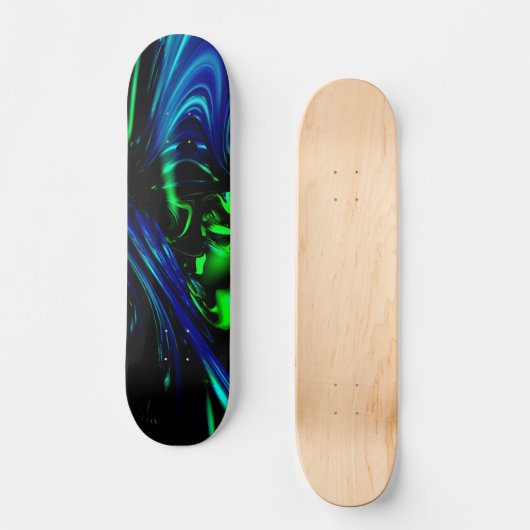 Geräusche in 3D abstrakt Skateboard (Vorderseite)