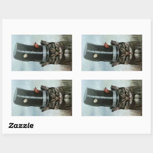 Geräusche Nachbarn Rechteckiger Aufkleber (Blatt)