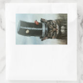 Geräusche Nachbarn Rechteckiger Aufkleber (Tasche)