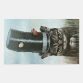 Geräusche Nachbarn Rechteckiger Aufkleber (Vorderseite)