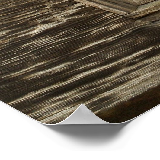 Geräuschvolle Bergreflektionen Poster (Ecke)