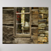 Geräuschvolle Bergreflektionen Poster (Vorne)