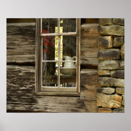 Geräuschvolle Bergreflektionen Poster (Vorne)