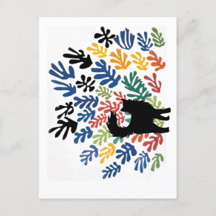 Gerbe von Matisse, Cat Art Parody, Postkarte