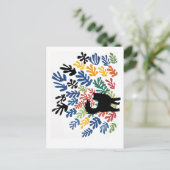 Gerbe von Matisse, Cat Art Parody, Postkarte (Stehend Vorderseite)
