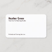 Gerben Visitenkarte (Rückseite)