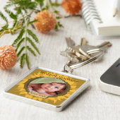 Gerber Daisy Baby Foto Key Chain Schlüsselanhänger (Seite)