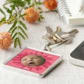 Gerber Daisy Baby Foto Key Chain Schlüsselanhänger (Seite)