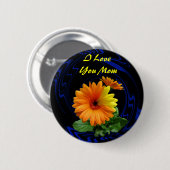 GERBER DAISY-BUTTON BUTTON (Vorne & Hinten)