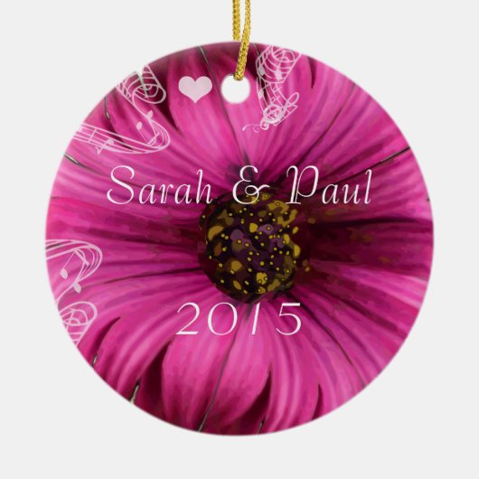 Gerber Daisy Christmas Ornament (Vorne)