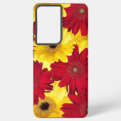 Gerber Daisy Floral Nah-Up Fotografie Samsung Galaxy Hülle (Rückseite)