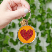 Gerber Daisy Heart Schlüsselanhänger (Hand)