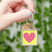 Gerber Daisy Heart Schlüsselanhänger (Hand)