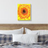 Gerber Daisy Leinwanddruck (Insitu (Schlafzimmer))