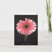 Gerber Daisy Note Card Karte (Vorderseite)