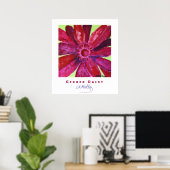 Gerber Daisy Poster (Heimbüro)