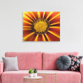 Gerber Daisy Up Nahe und persönliche Leinwand (Insitu (Wohnzimmer))