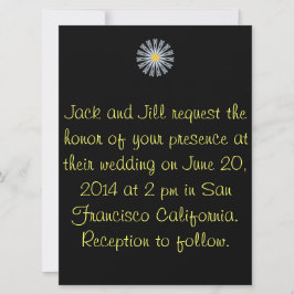 Gerber Daisy Wedding Einladung