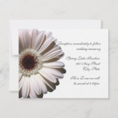 Gerber Daisy Wedding Einladung (Vorderseite)