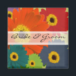 Gerber Daisy Wedding Stickers oder Anpassen Magnet<br><div class="desc">Gerber Daisy Wedding Einladungen und Response Cards - Gerber Daisy Wedding Einladungen und Response Cards -</div>