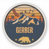 Gerber, Kalifornien Aufkleber (Vorderseite)