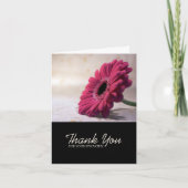 Gerbera Beileid Vielen Dank Note Karte 1 (Vorderseite)