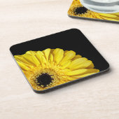 Gerbera Blume Getränkeuntersetzer (Linke Seite)