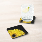 Gerbera Blume Getränkeuntersetzer (Rechte Seite)