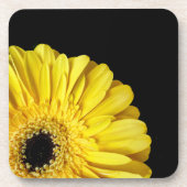 Gerbera Blume Getränkeuntersetzer (Vorderseite)
