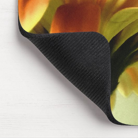 Gerbera Blume Mousepad (Ecke)