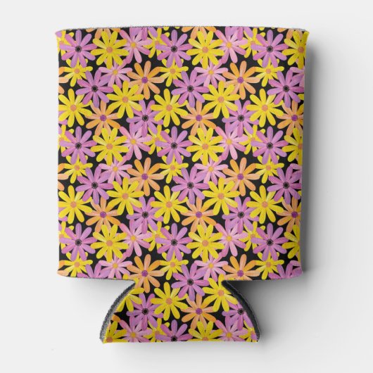 Gerbera-Blume-Muster, Hintergrund Dosenkühler (Vorderseite)