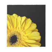 Gerbera Blume Notizblock (Vorderseite)