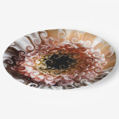 GERBERA-BLUME PAPPTELLER (Schrägansicht)