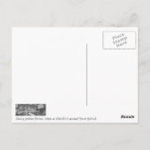 Gerbera Blume Postkarte (Rückseite)