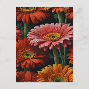 Gerbera-Blume Postkarte