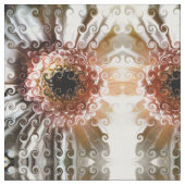 GERBERA-BLUME STOFF (Nahaufnahme)