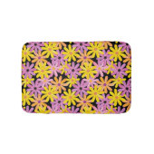 Gerbera-Blumen Muster, Hintergrund Badematte (Vorderseite)