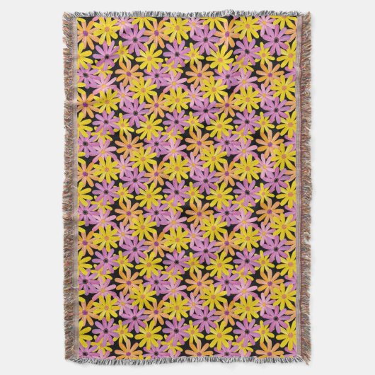 Gerbera-Blumen Muster, Hintergrund Decke (Vorderseite Vertikal)