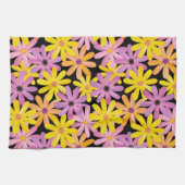 Gerbera-Blumen Muster, Hintergrund Geschirrtuch (Horizontal)