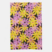 Gerbera-Blumen Muster, Hintergrund Geschirrtuch (Vertikal)