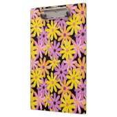 Gerbera-Blumen Muster, Hintergrund Klemmbrett (Links)