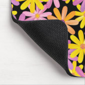 Gerbera-Blumen Muster, Hintergrund Mousepad (Ecke)