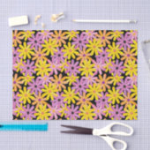 Gerbera-Blumen Muster, Hintergrund Seidenpapier (Handwerk)