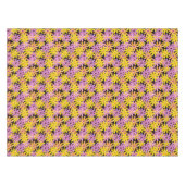 Gerbera-Blumen Muster, Hintergrund Tischdecke (Vorderseite (Horizontal))