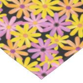 Gerbera-Blumen Muster, Hintergrund Tischdecke (Schrägansicht)