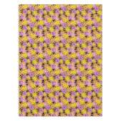 Gerbera-Blumen Muster, Hintergrund Tischdecke (Vorderseite)