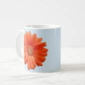 Gerbera-Blumen-Tasse Kaffeetasse (Vorderseite Links)